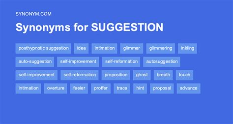make an offer or suggestion word hike|SUGGESTION Synonyms: 95 Similar and Opposite Words.